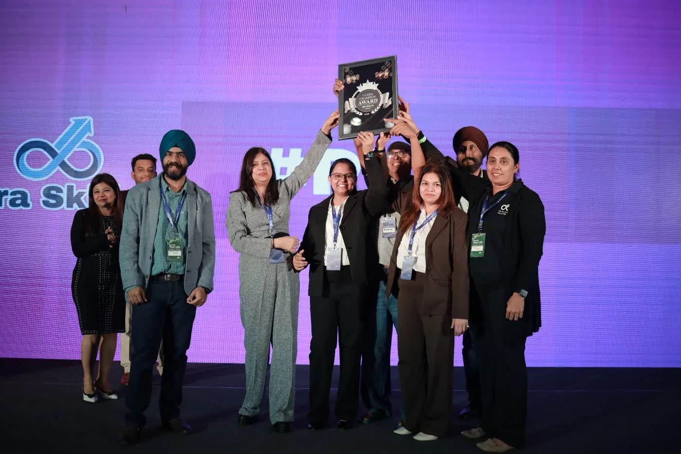 Group award celebration